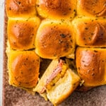 featured hawaiian ham and cheese sliders