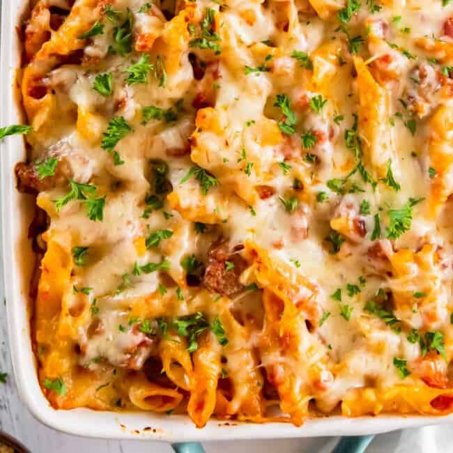 featured mostaccioli