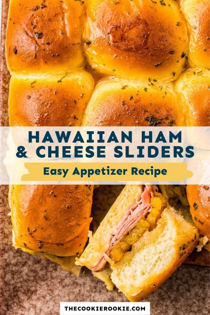 hawaiian ham and cheese sliders pinterest