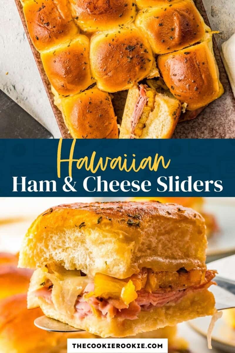 hawaiian ham and cheese sliders pinterest