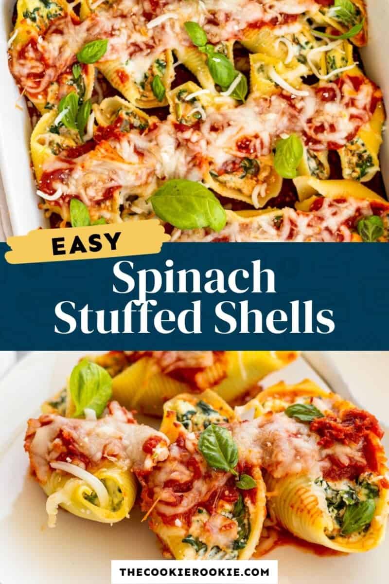 spinach stuffed shells pinterest