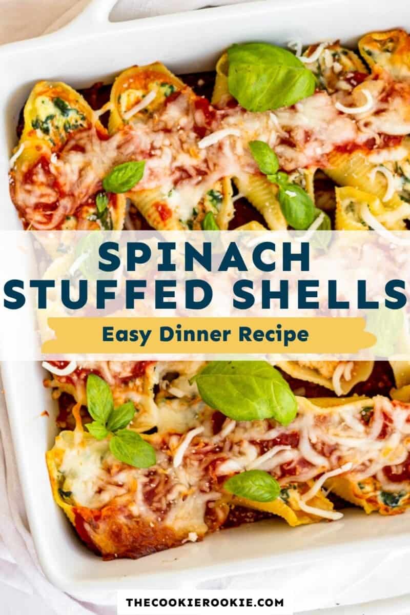 spinach stuffed shells pinterest