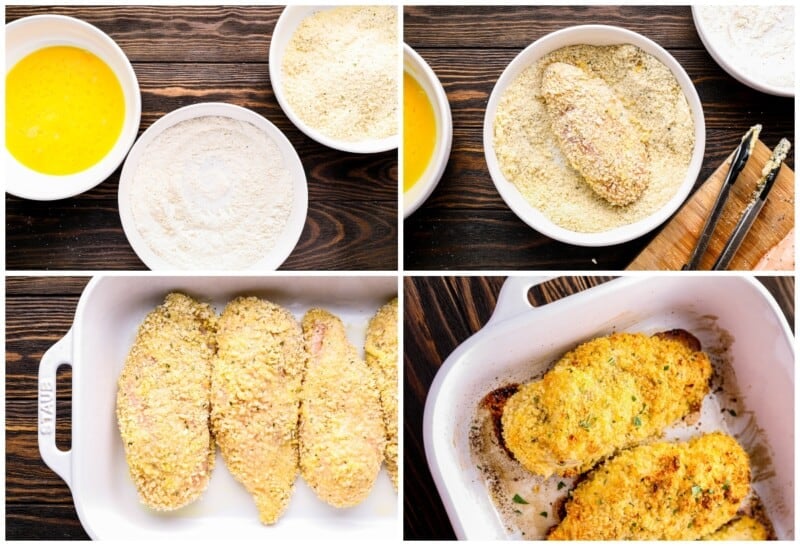 step by step photos for how to make ranch chicken