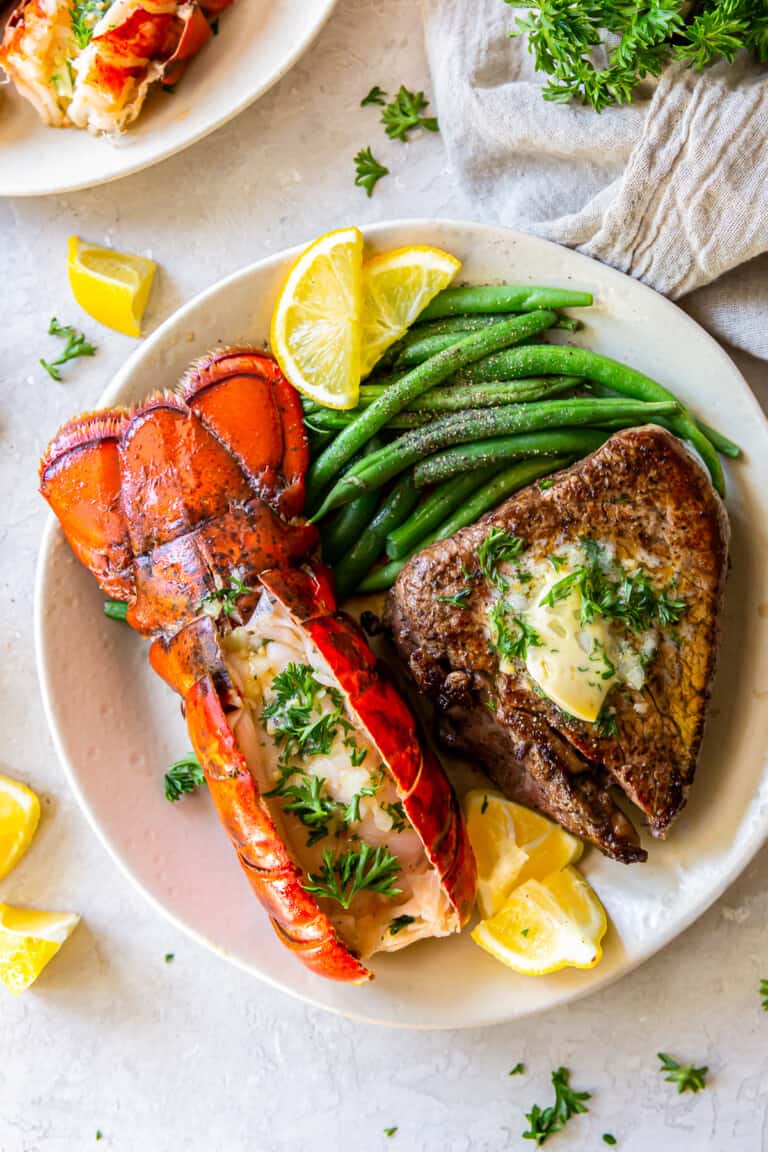 Surf and Turf (Steak and Lobster) Recipe - Fancy Dinner Recipes