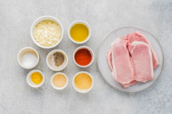 ingredients for air fryer pork chops