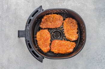 pork chops in an air fryer before cooking