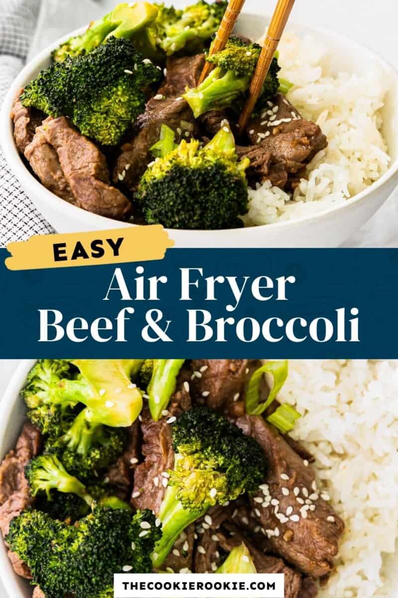 Air Fryer Beef and Broccoli Recipe - The Cookie Rookie®