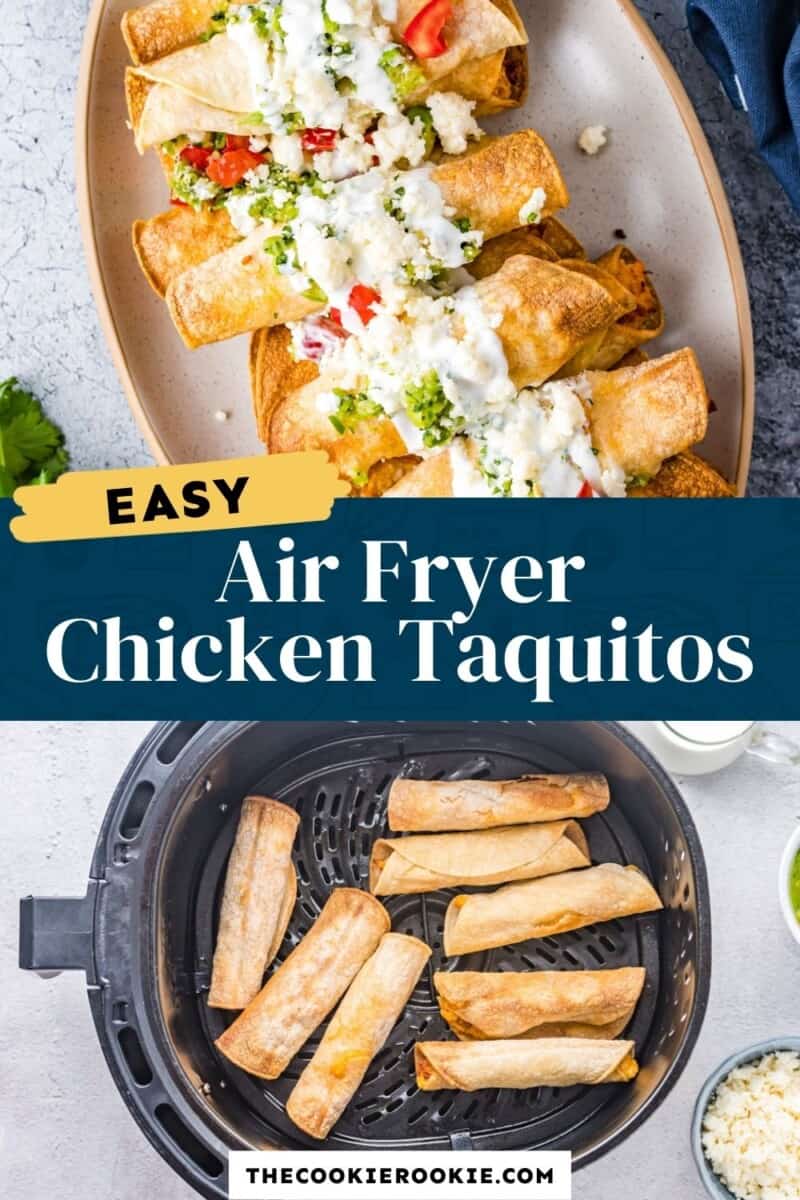 air fryer chicken taquitos pinterest