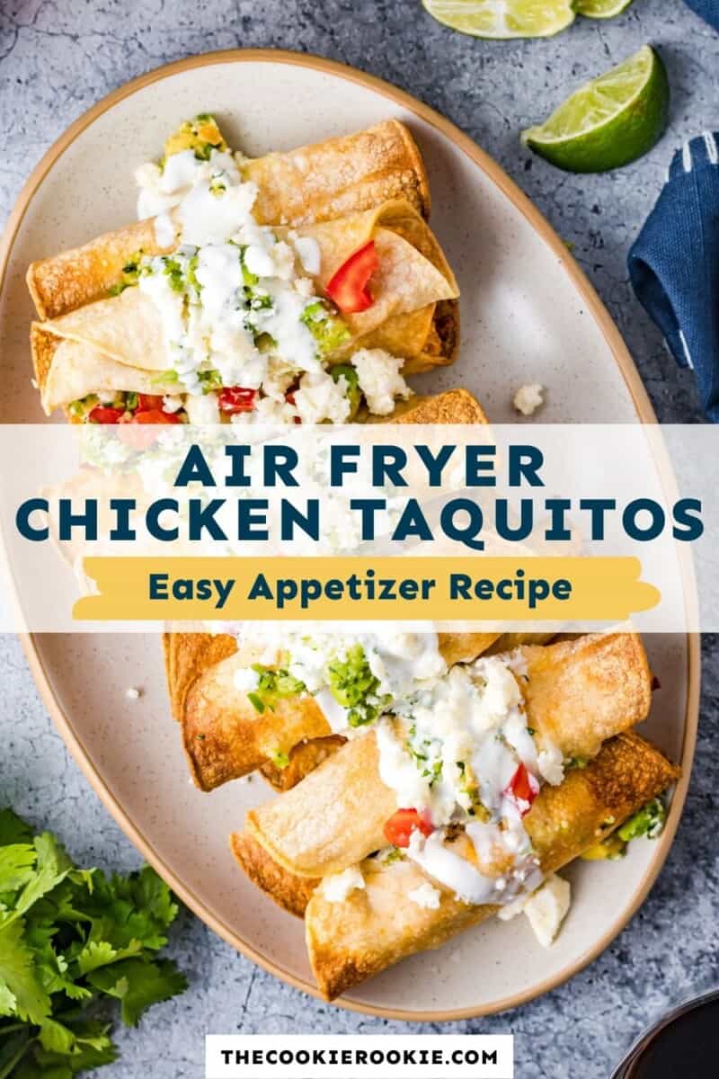 air fryer chicken taquitos pinterest