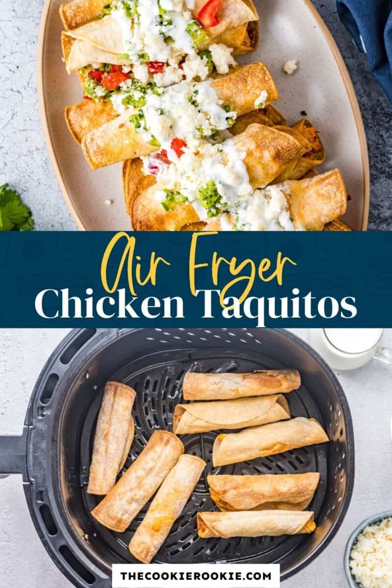 air fryer chicken taquitos pinterest