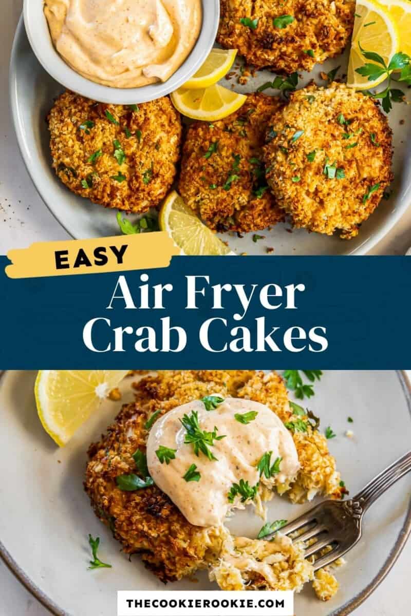air fryer crab cakes pinterest