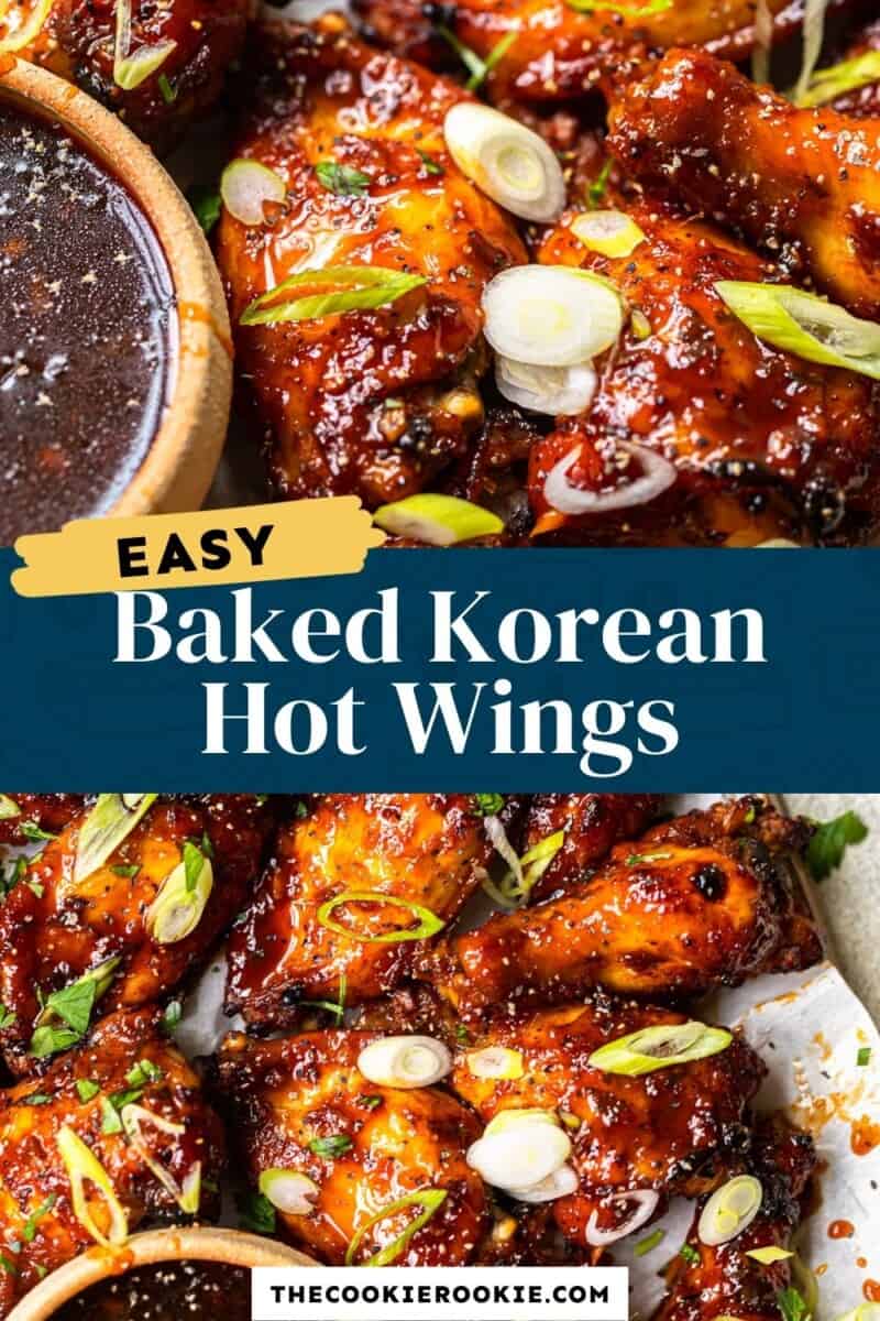 baked korean hot wings pinterest