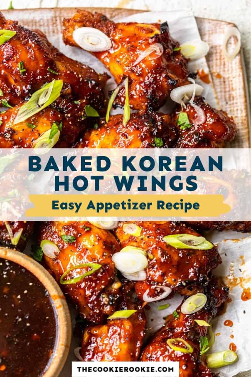 baked korean hot wings pinterest