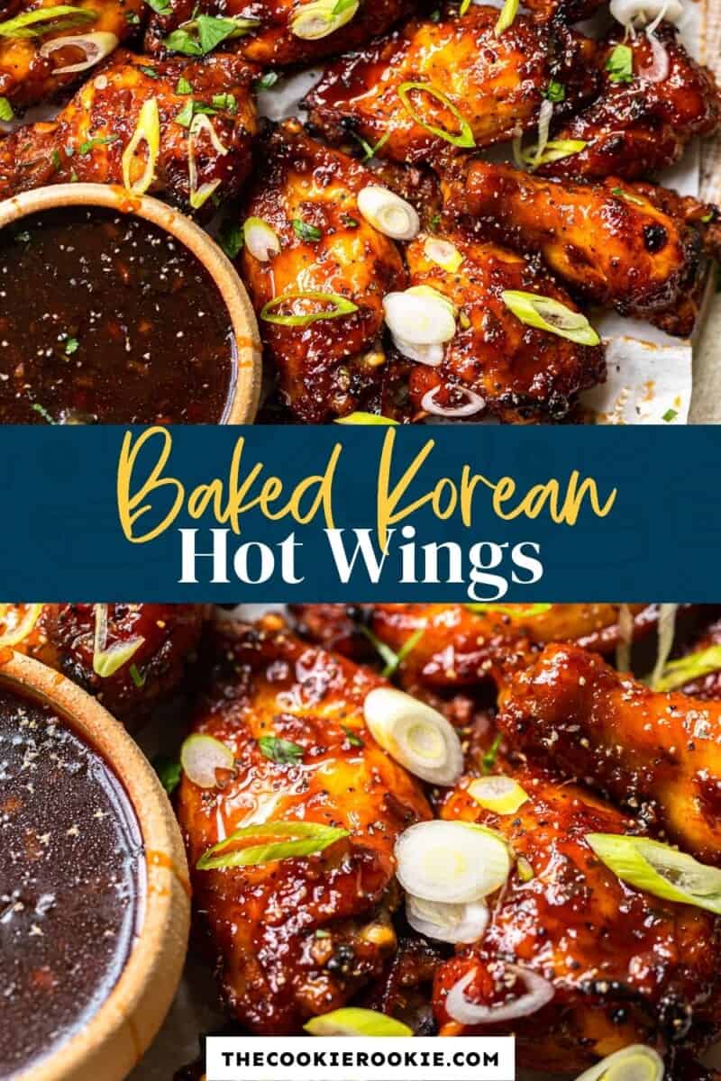 baked korean hot wings pinterest