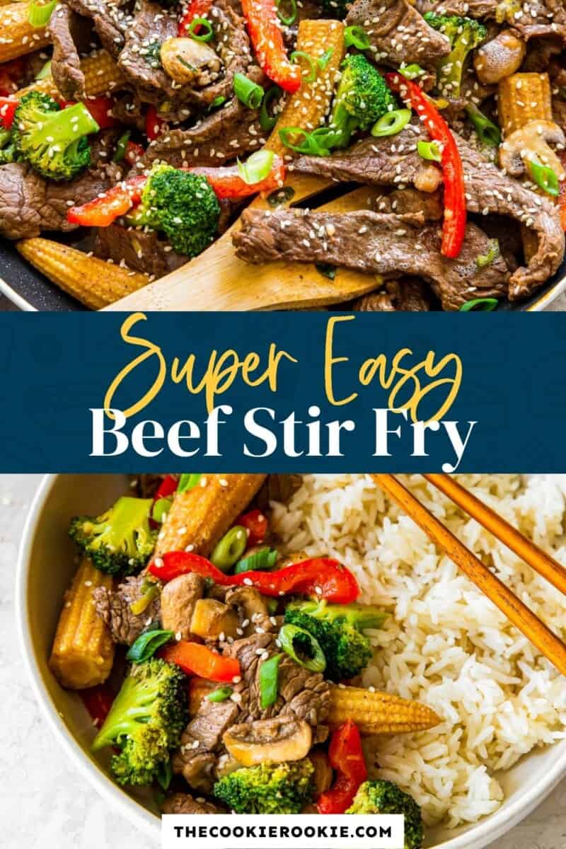 Beef Stir Fry Recipe - The Cookie Rookie®