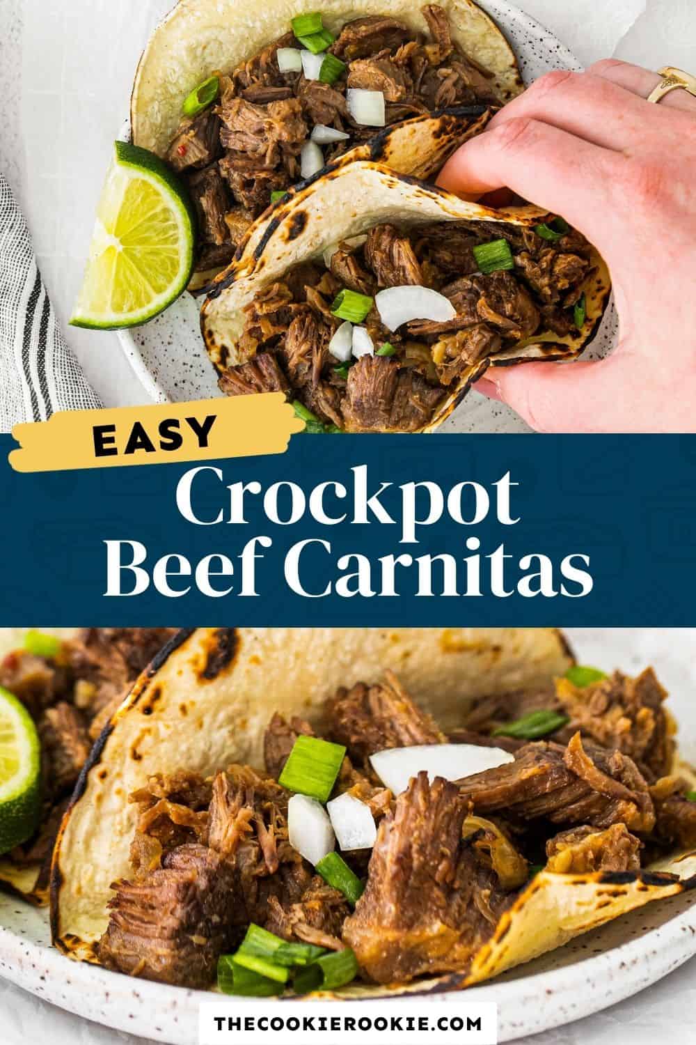 Crockpot Beef Carnitas Recipe - The Cookie Rookie®