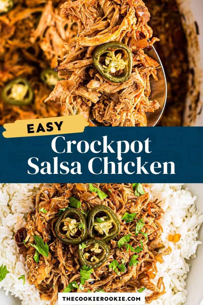 crockpot salsa chicken pinterest