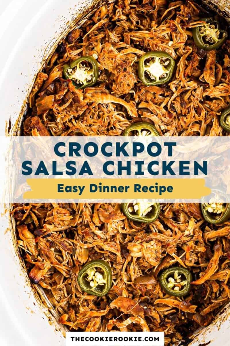 Crockpot Salsa Chicken The Cookie Rookie®