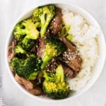 featured air fryer beef and broccoli