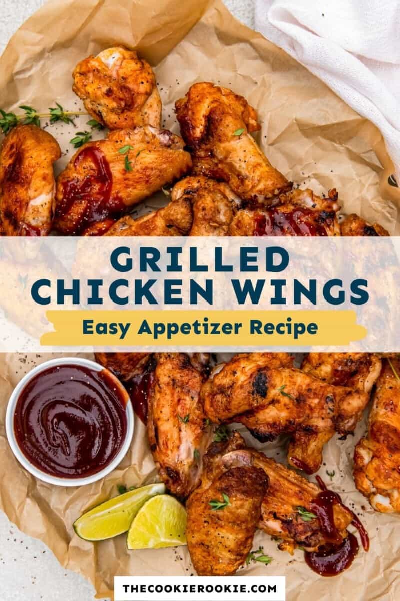 Grilled Chicken Wings Recipe - The Cookie Rookie®