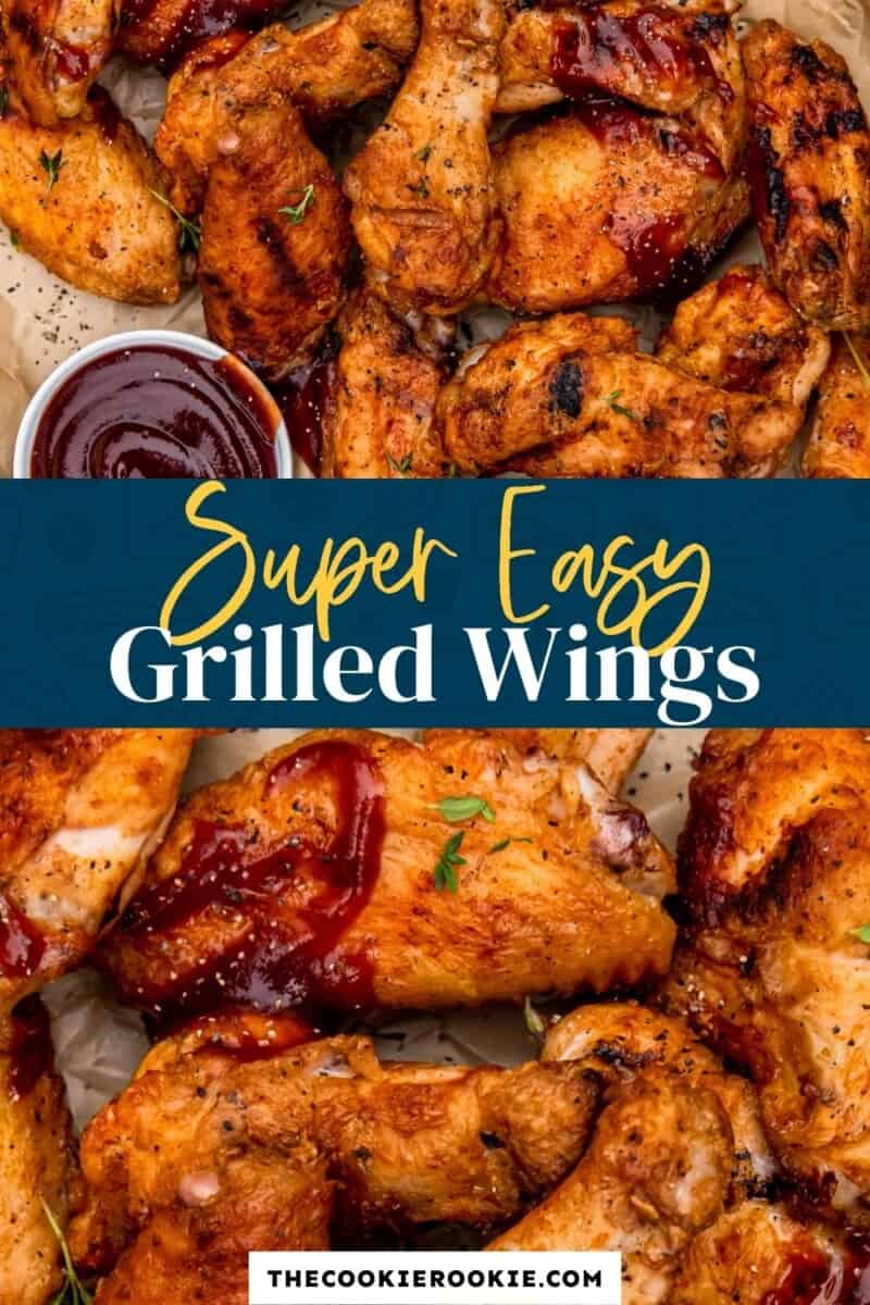 grilled chicken wings pinterest