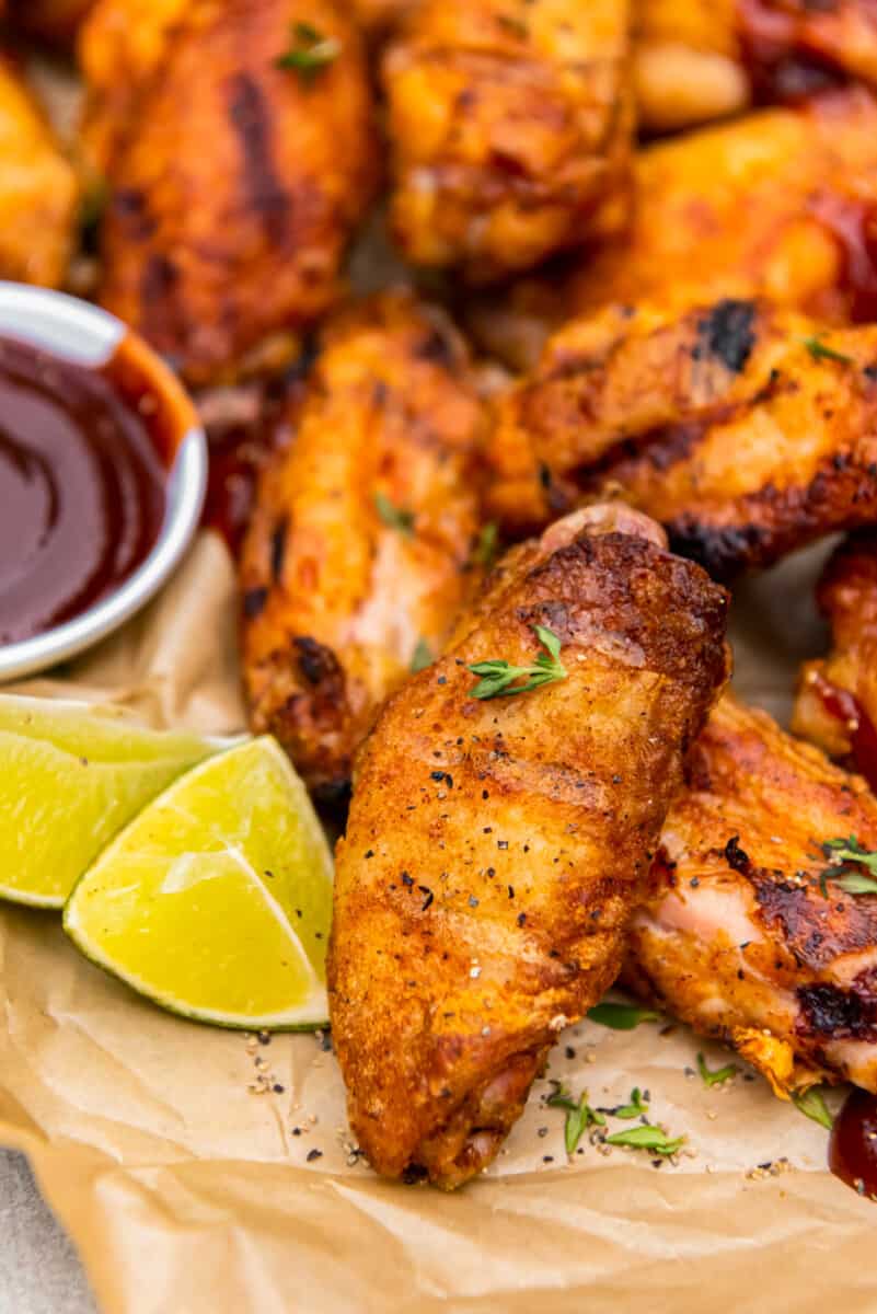 grilled chicken wings