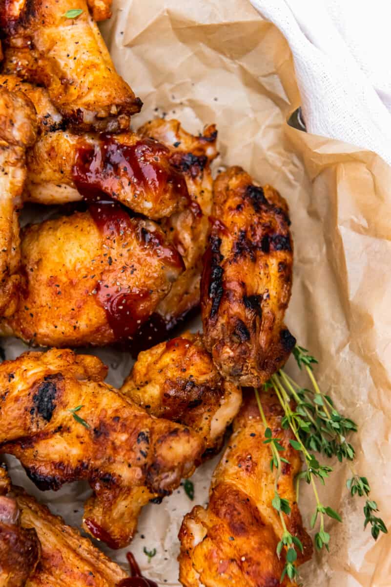 grilled chicken wings