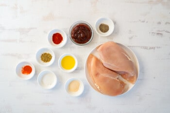 ingredients for air fryer bbq chicken