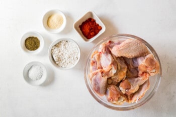 ingredients for grilled chicken wings