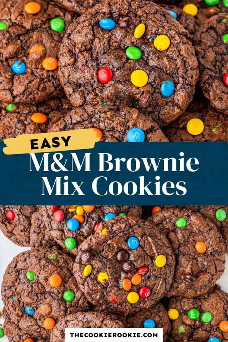 M&M brownie cookies pinterest