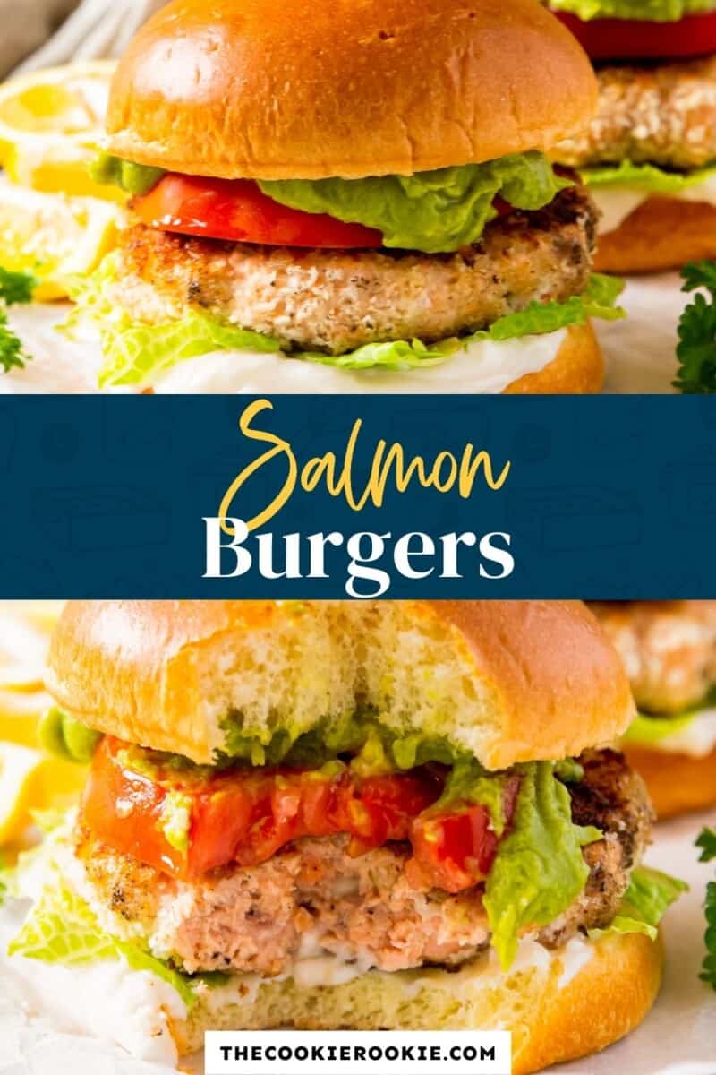 Salmon Burgers {No Breadcrumbs!} –