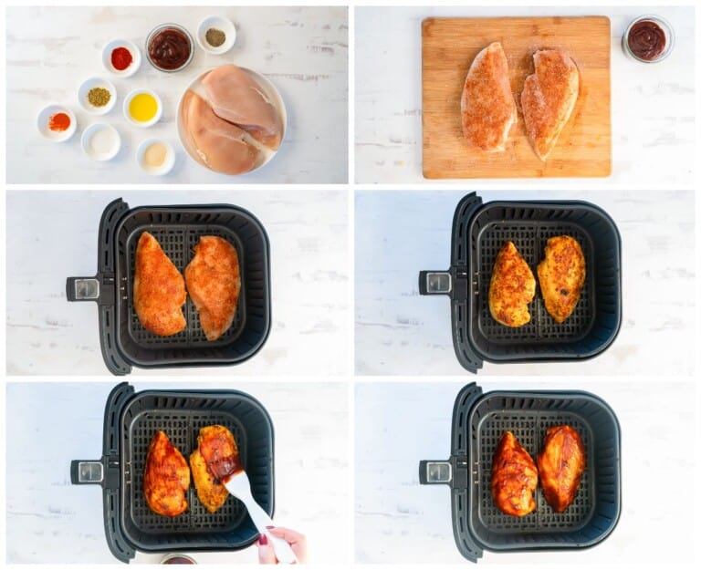 Air Fryer BBQ Chicken The Cookie Rookie®