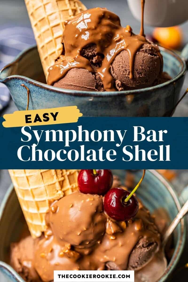 symphony bar chocolate shell pinterest
