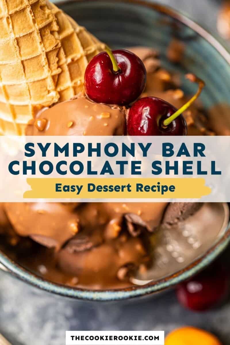 symphony bar chocolate shell pinterest