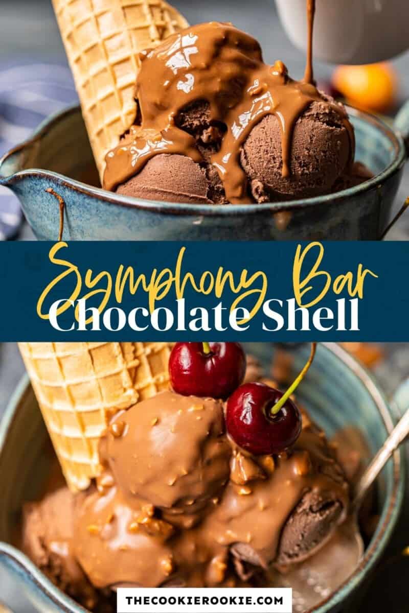 symphony bar chocolate shell pinterest