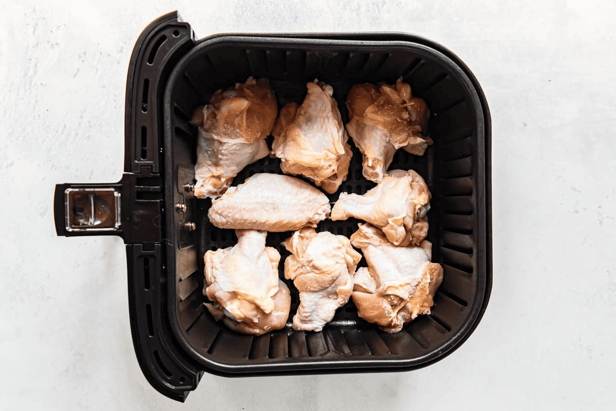 Chicken wings in the air fryer. 