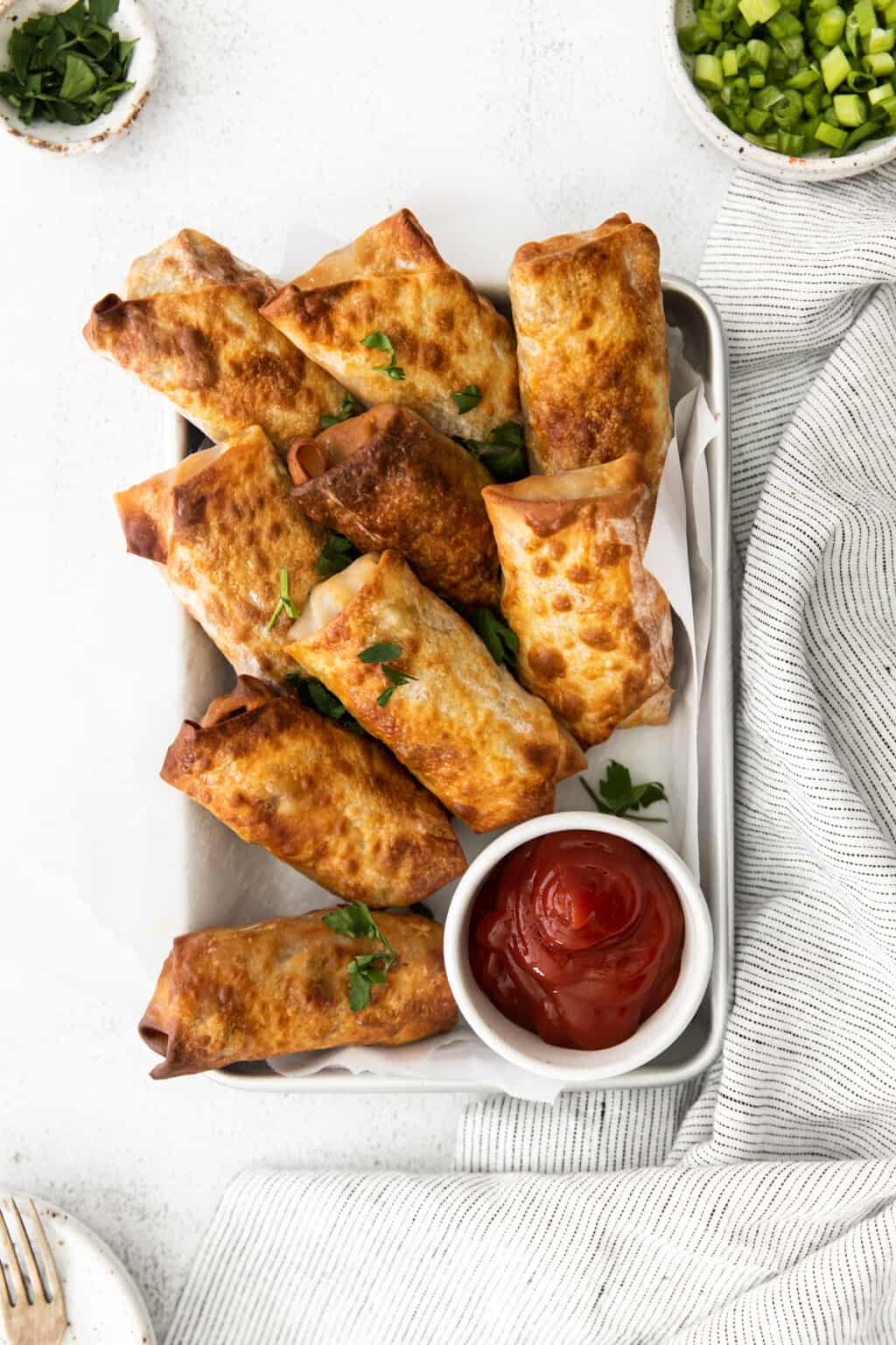 Cheeseburger Egg Rolls (Air Fryer) Recipe The Cookie Rookie®