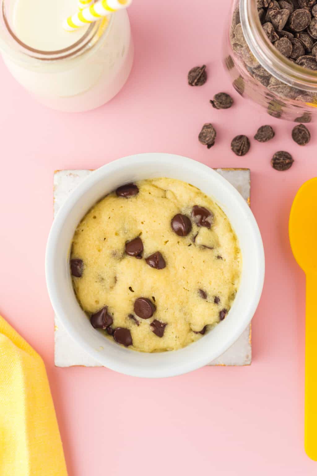 Chocolate Chip Mug Cookie Recipe The Cookie Rookie 