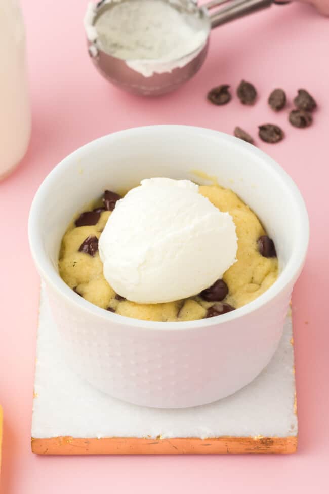 Chocolate Chip Mug Cookie Recipe The Cookie Rookie®