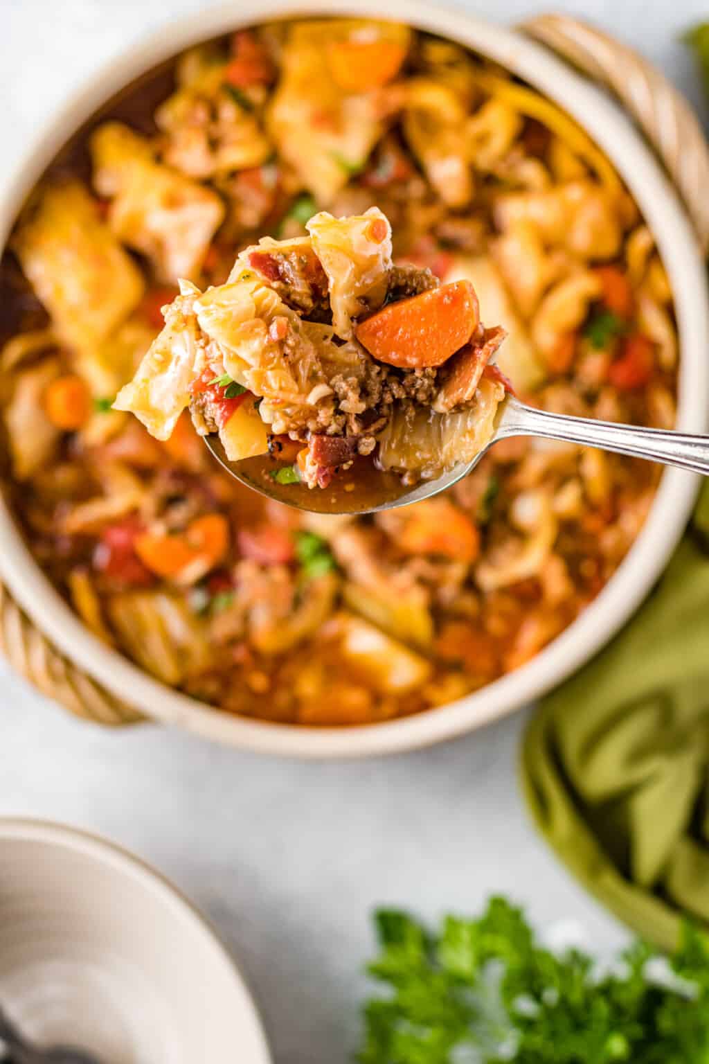 Crockpot Cabbage Roll Soup Recipe - The Cookie Rookie®