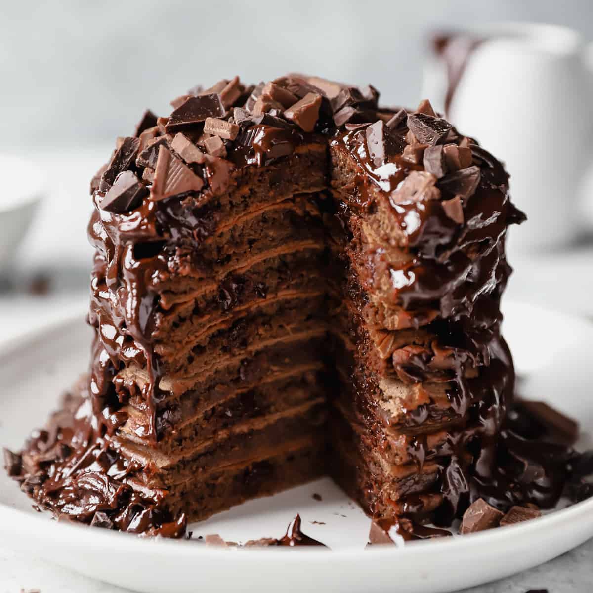 Chocolate Pancakes - The Cookie Rookie®