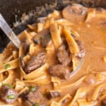 featured beef stroganoff soup