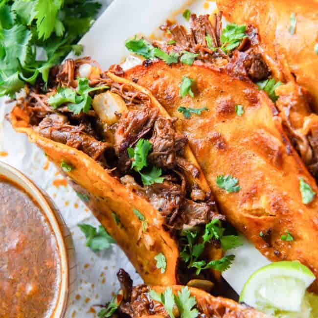 featured birria tacos