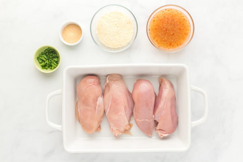 ingredients for baked Italian chicken