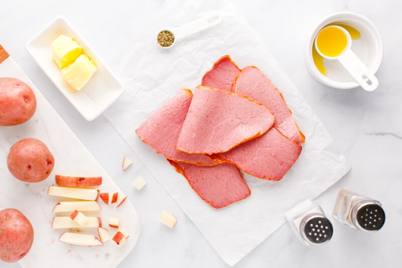 ingredients for corned beef hash