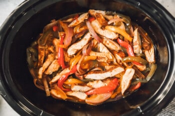 crockpot chicken fajitas