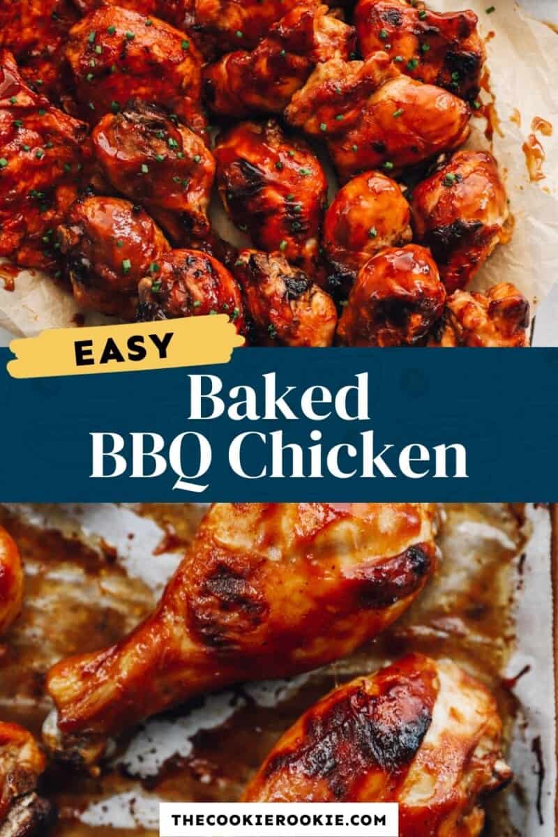 Baked BBQ Chicken Recipe - The Cookie Rookie®