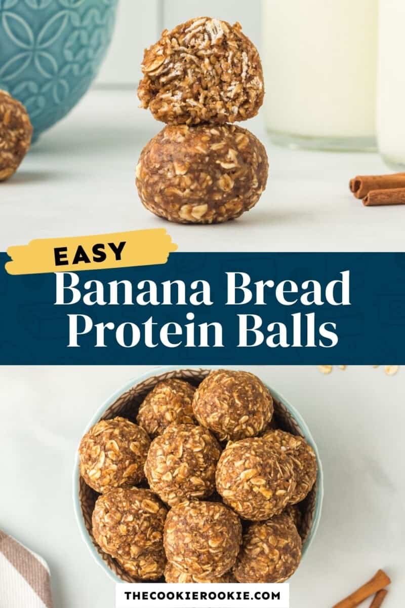 banana bread protein balls pinterest