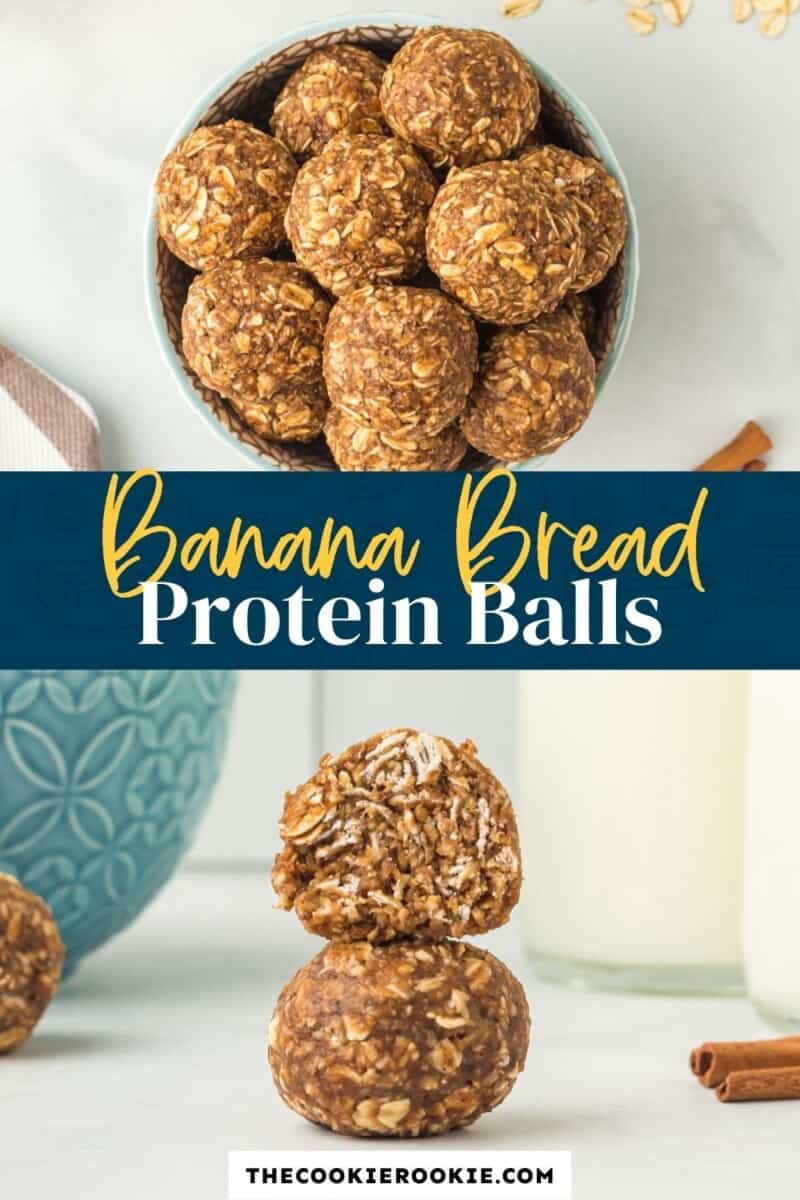 banana bread protein balls pinterest