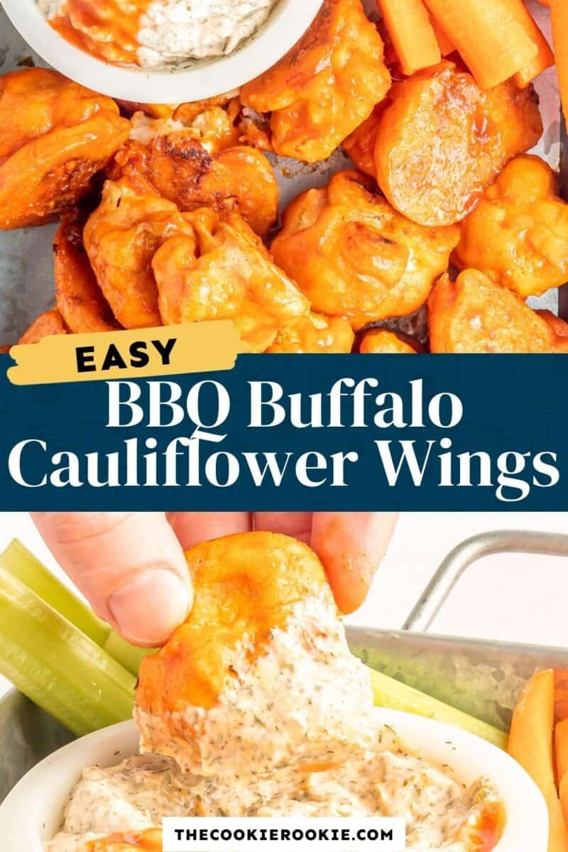 buffalo cauliflower wings pinterest